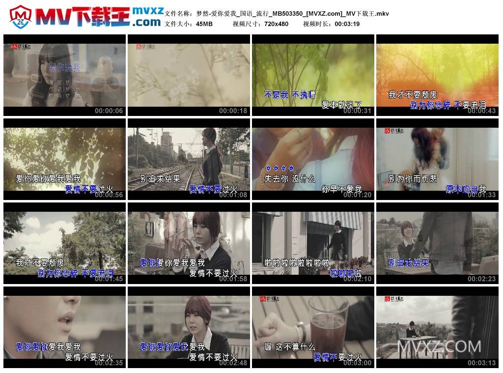 梦然-爱你爱我_国语_流行_MB503350